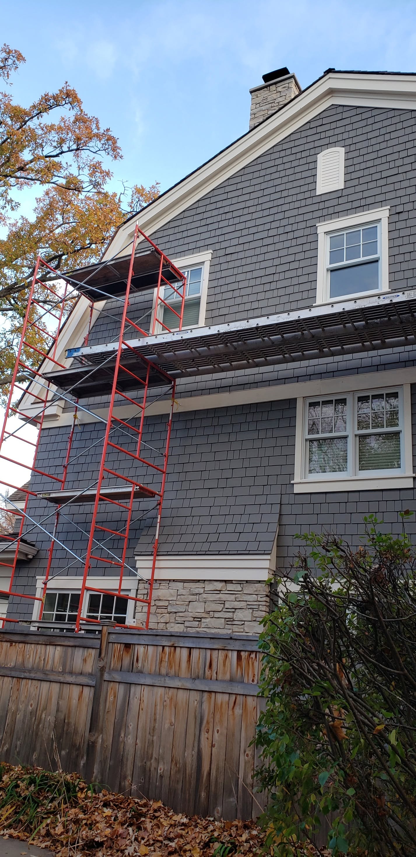 Exterior Scaffolding & Painting