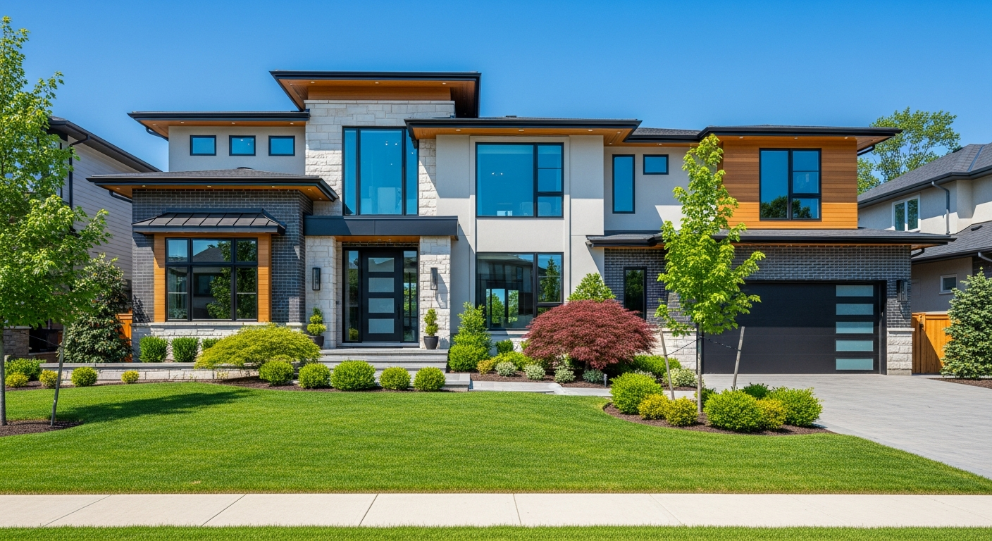 Professional home inspector examining a house