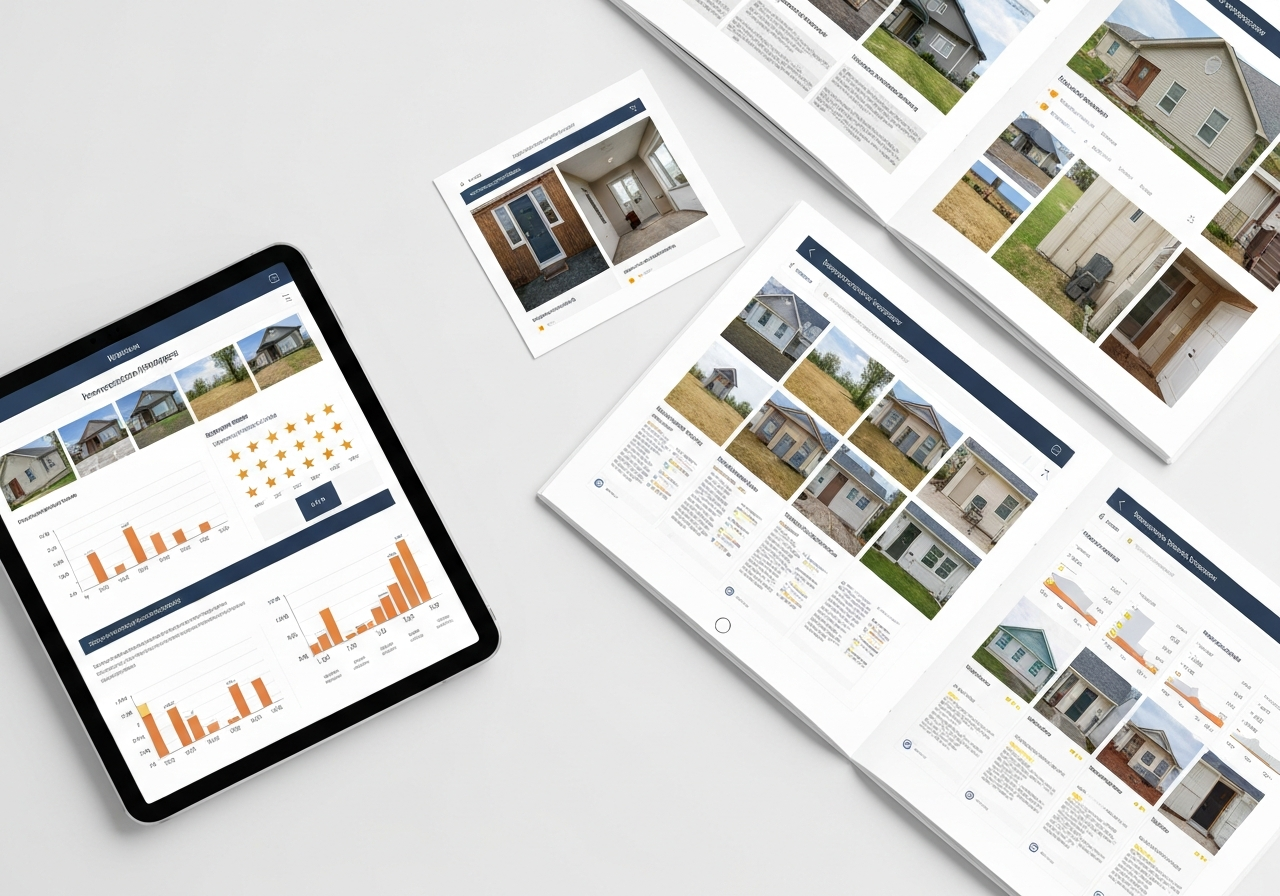 Sample home inspection report with photos and findings