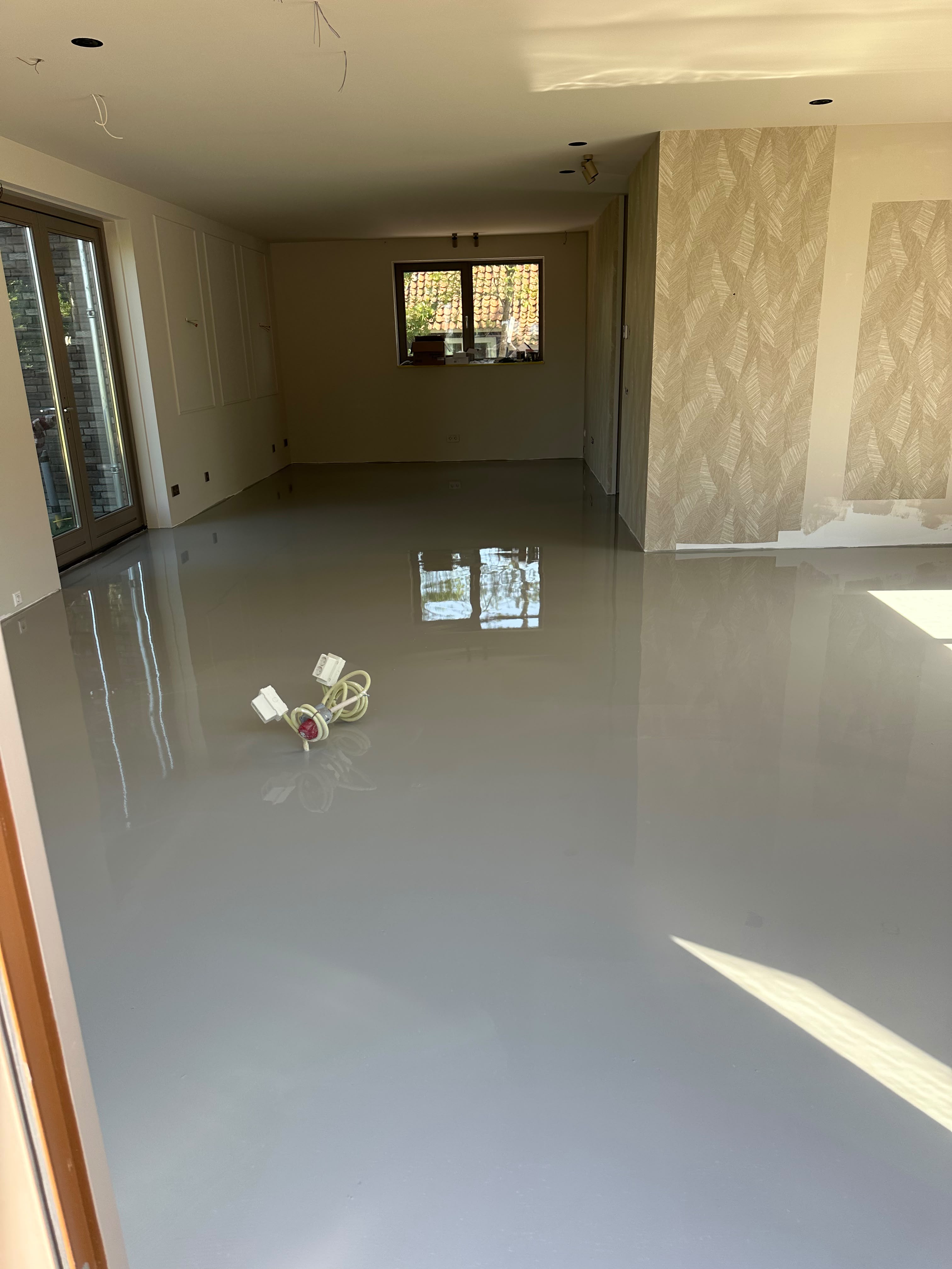 Aanbouw egaliseren