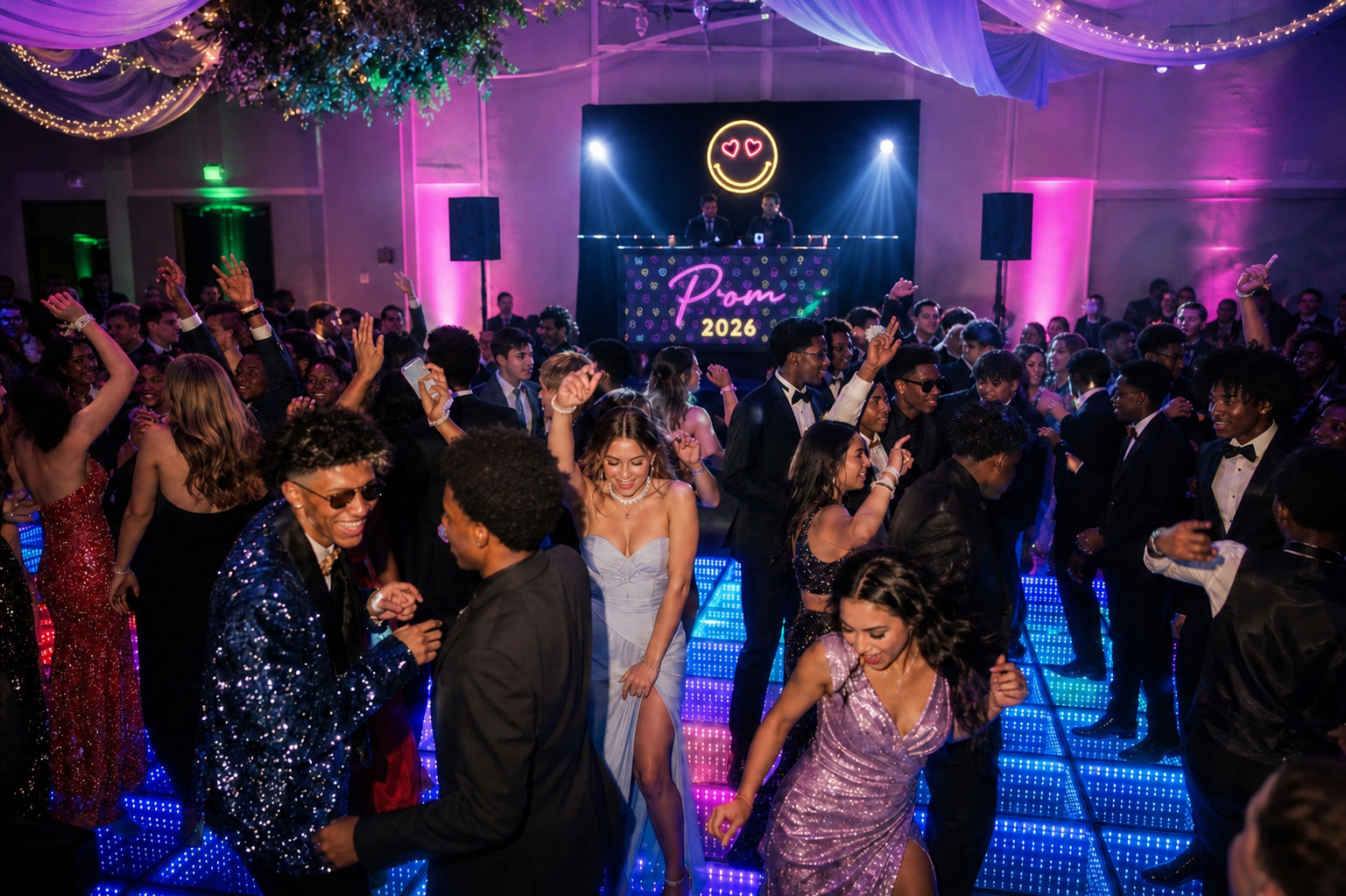 Prom DJ Palm Beach County students dancing