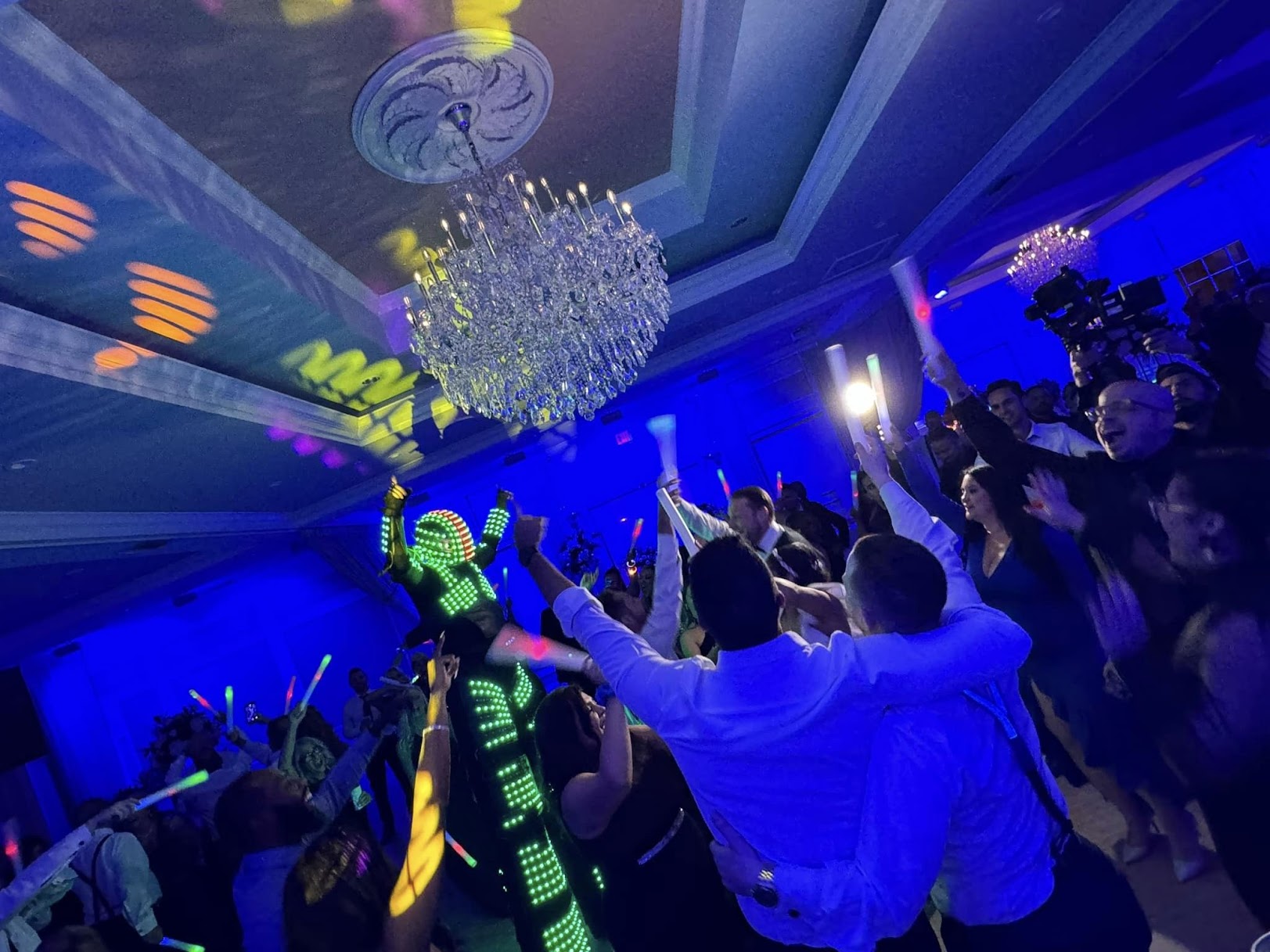 Wedding DJ in Palm Beach County with packed dance floor