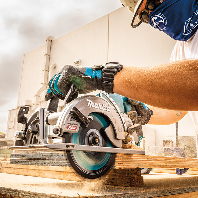 Professional Makita tool in use for property repairs