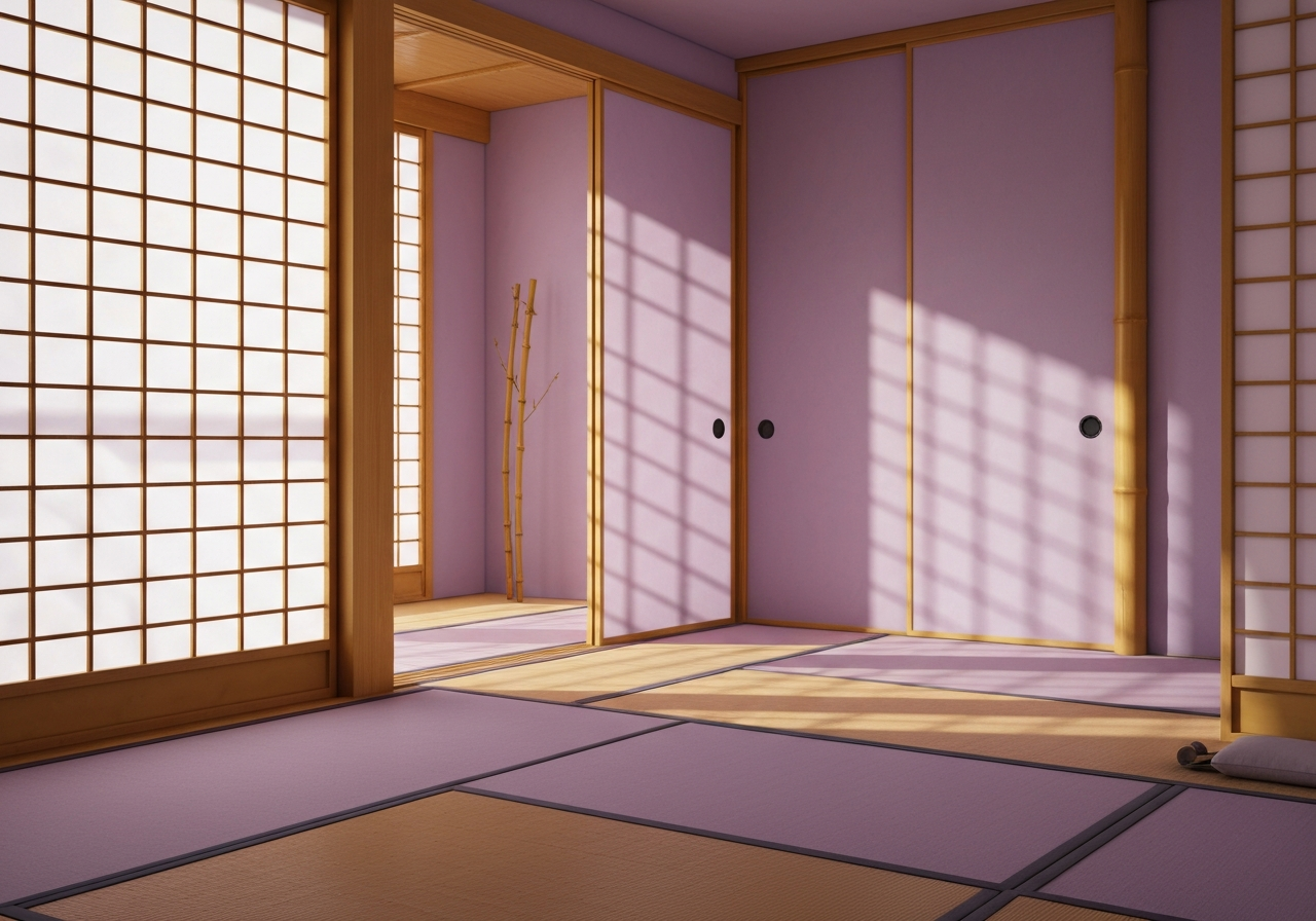 Serene Japanese-inspired minimalist space