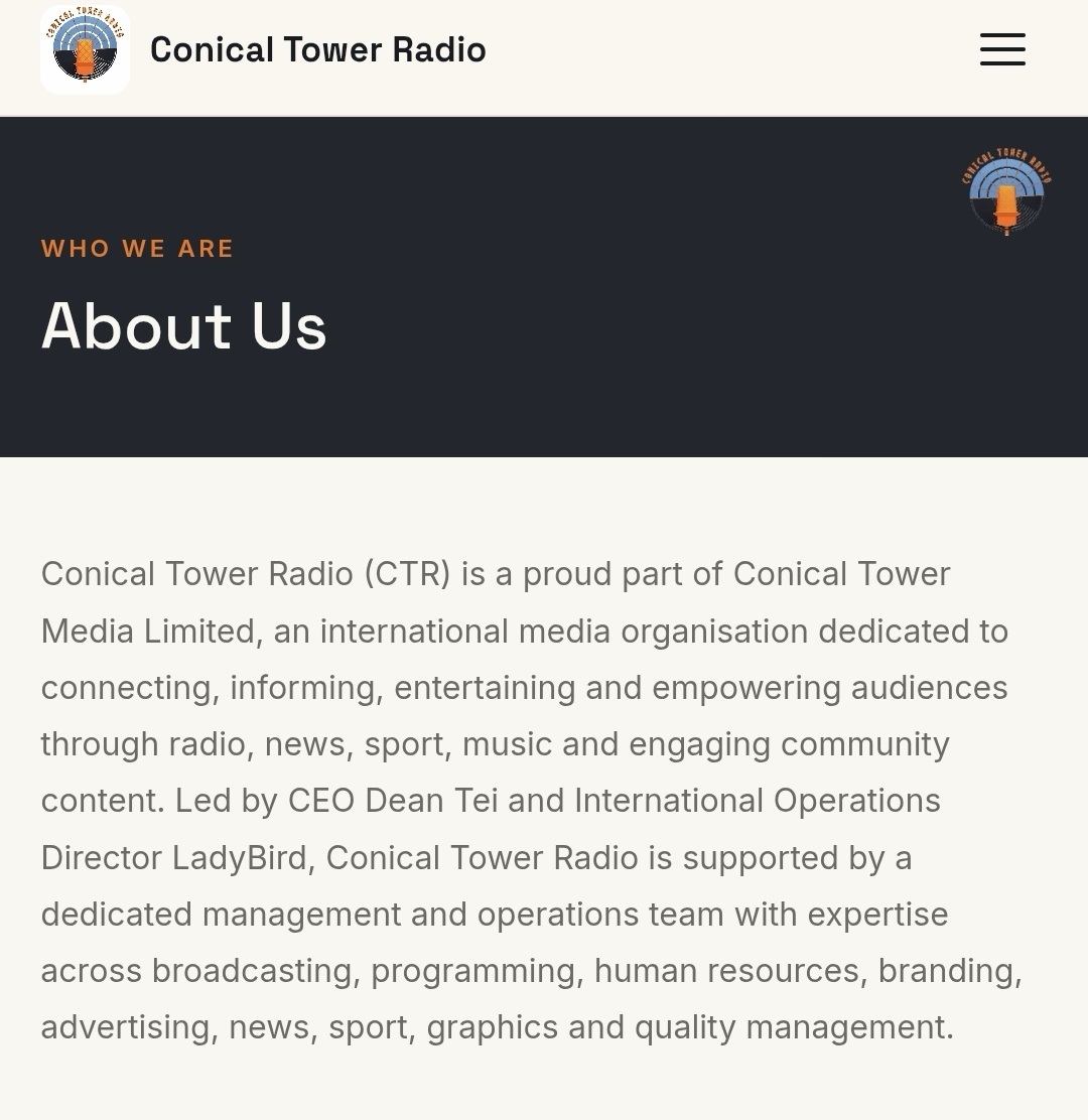Conical Tower Radio — Listen Online & Download the Radio App — banner 2