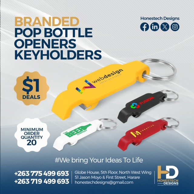 Honestech Designs — Branded Pop Bottle Openers & Keyholders ($1)