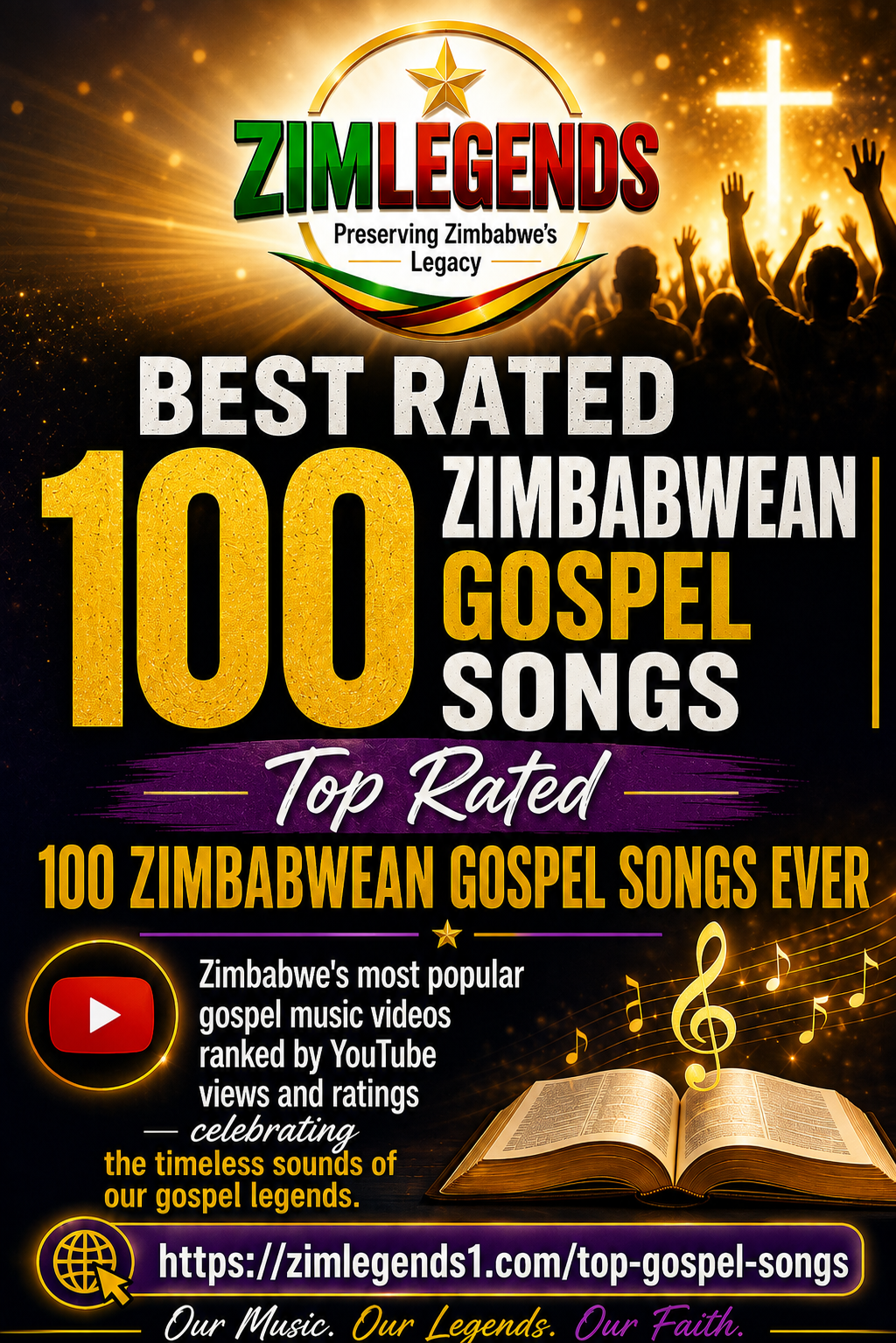 Best Rated 100 Zimbabwean Gospel Songs | https://zimlegends1.com/top-gospel-songs