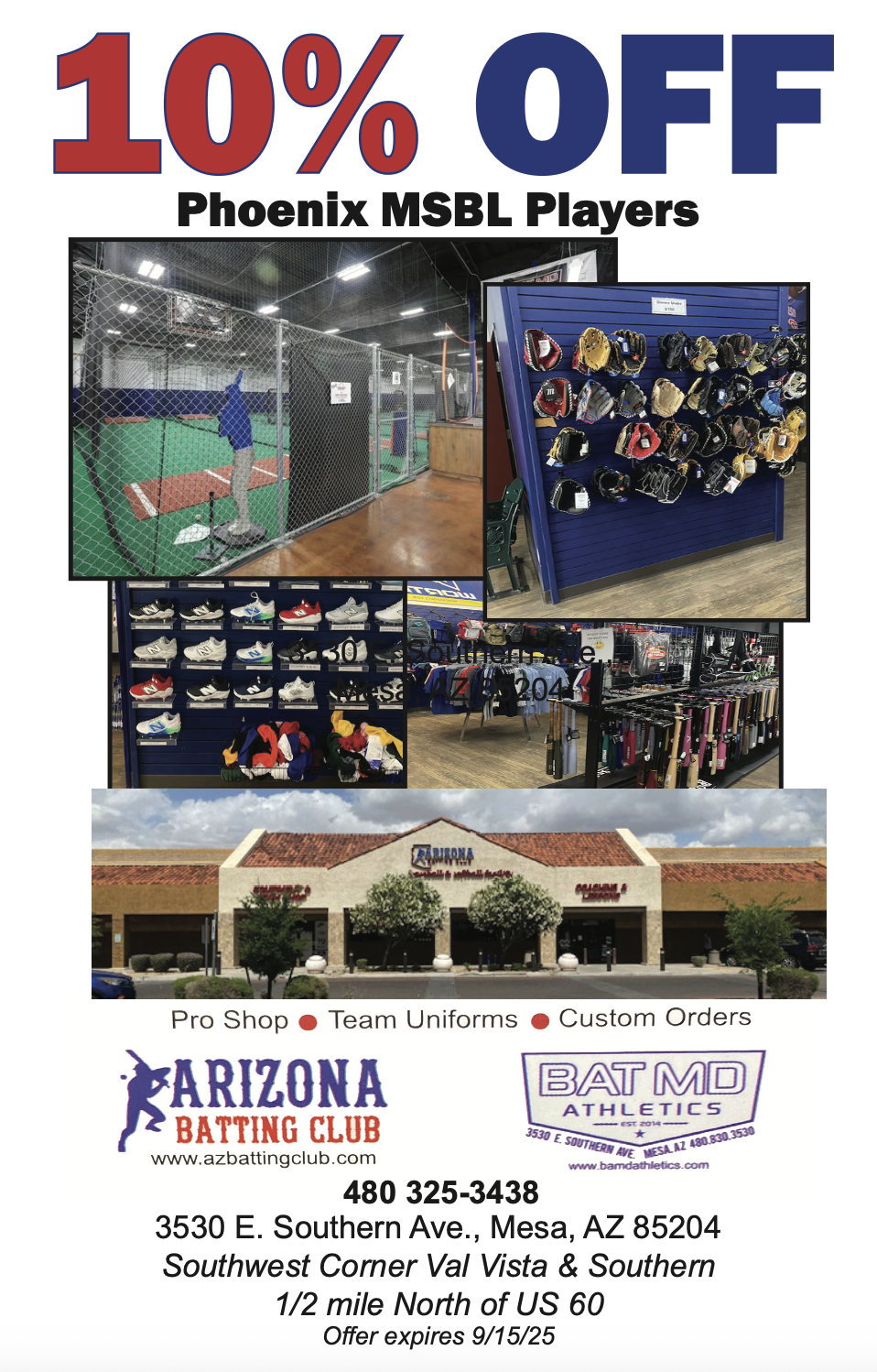 Arizona Batting Club Offer