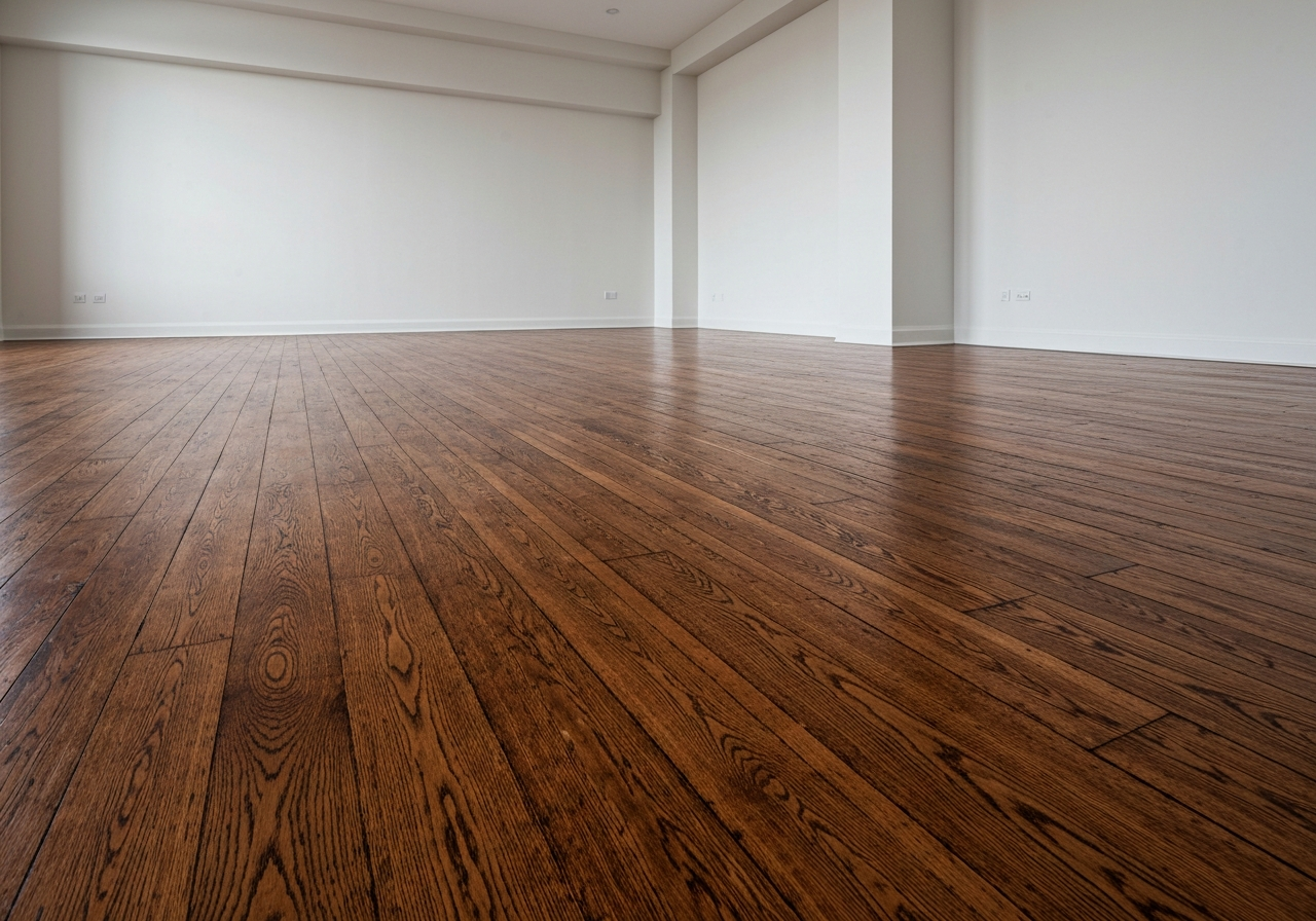 Beautiful hardwood flooring installation