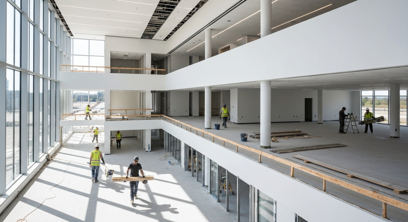 Interior Construction in progress