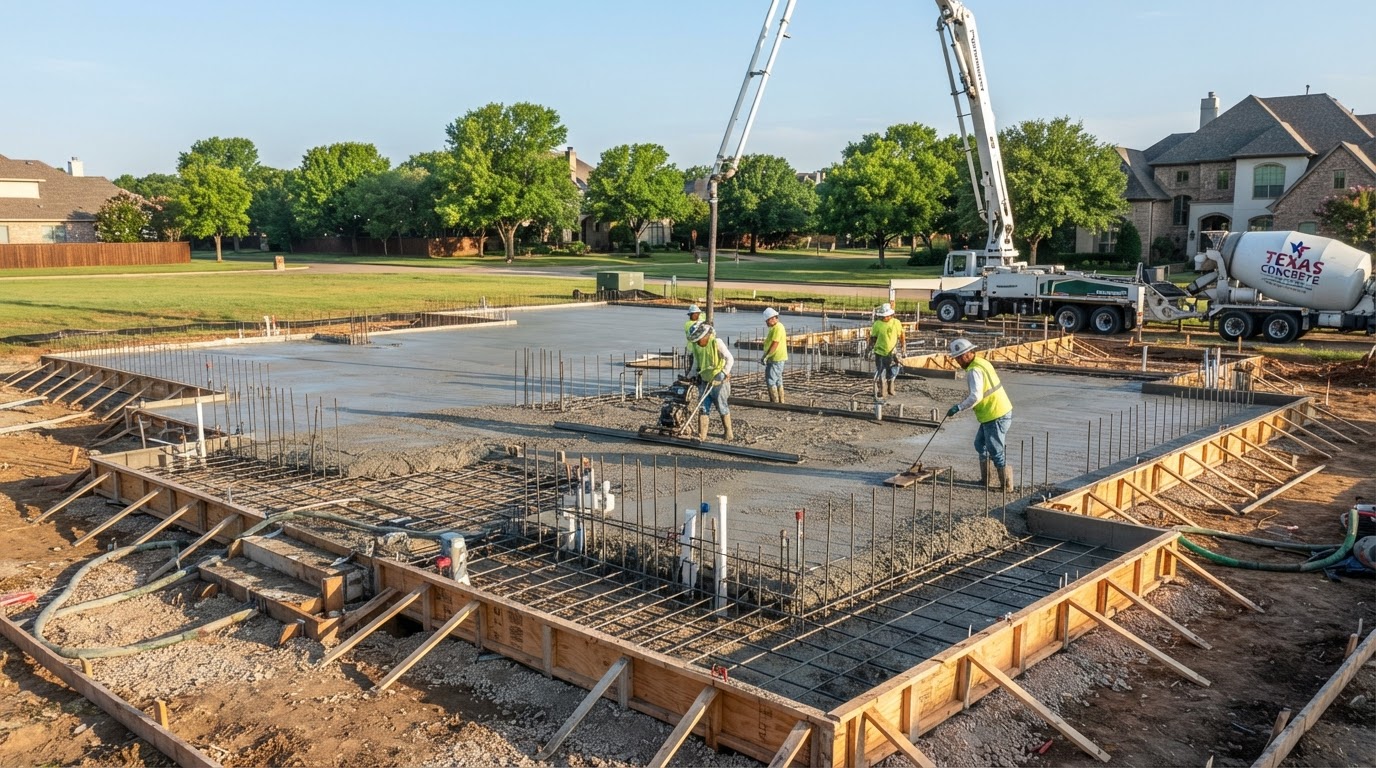 Foundation Work in Plano, TX