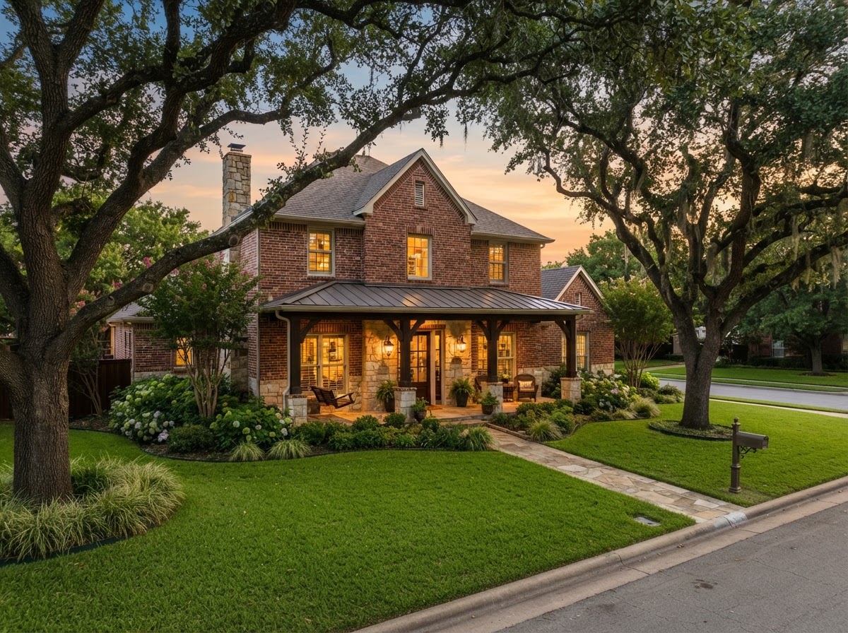 Carrollton, Texas residential neighborhood