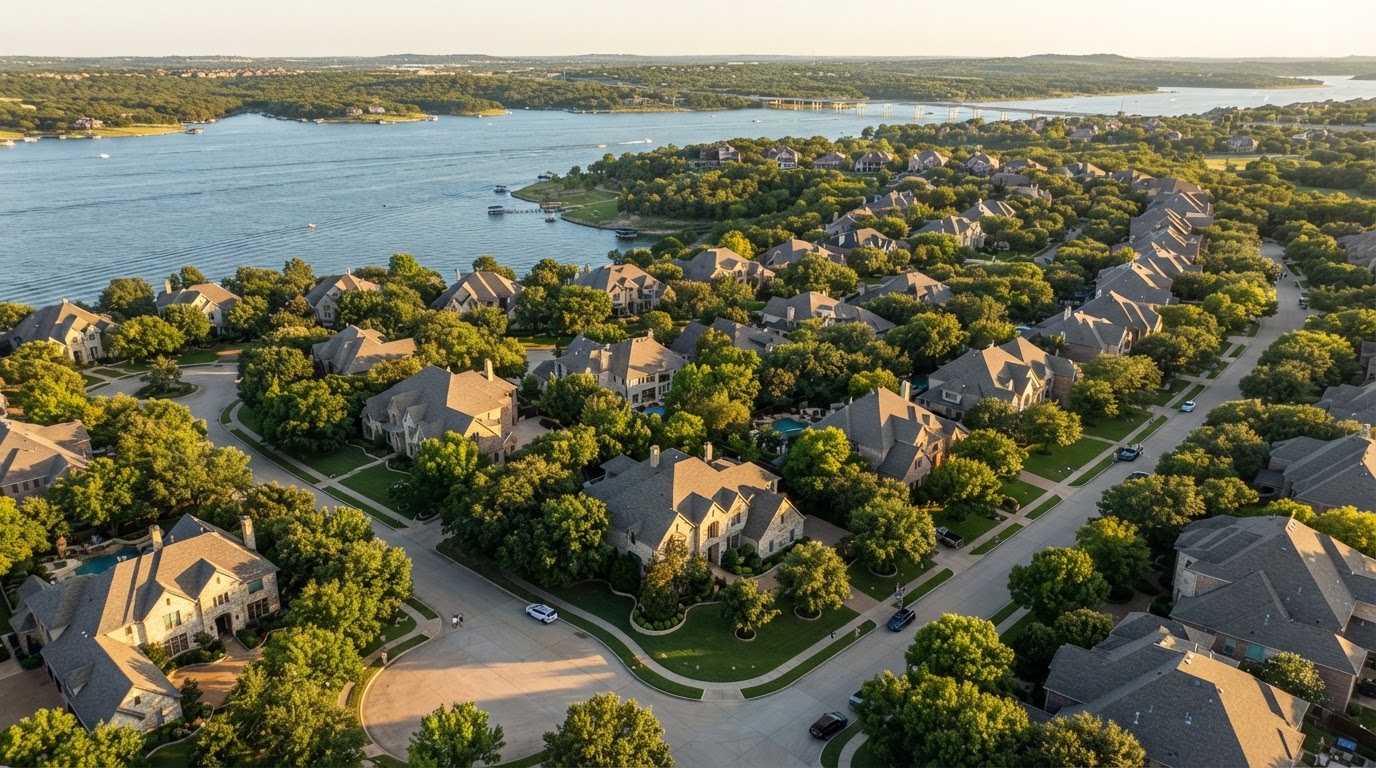 Luxury residential construction in Lewisville, Texas