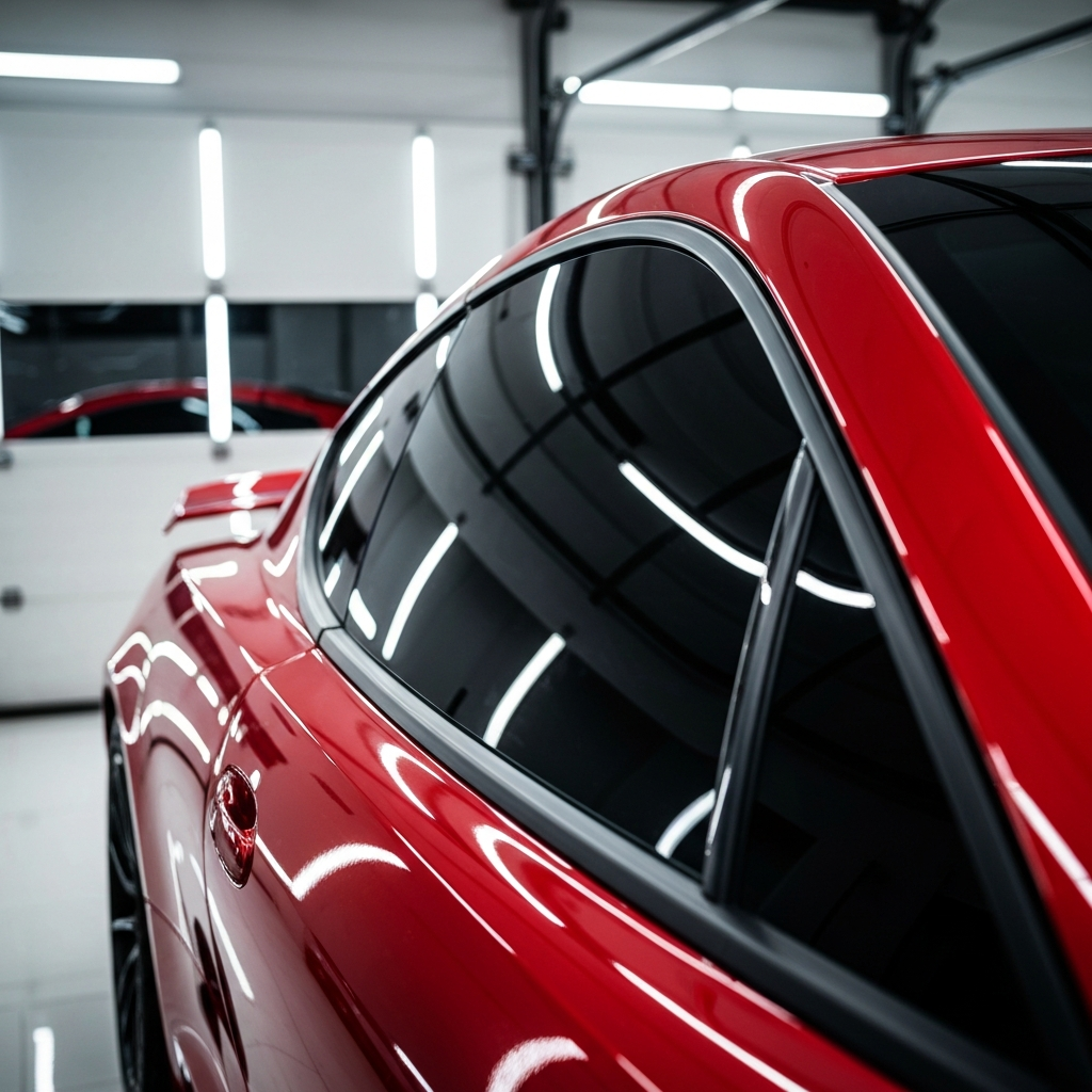 Premium Ceramic Window Tinting setup by Groom Garage