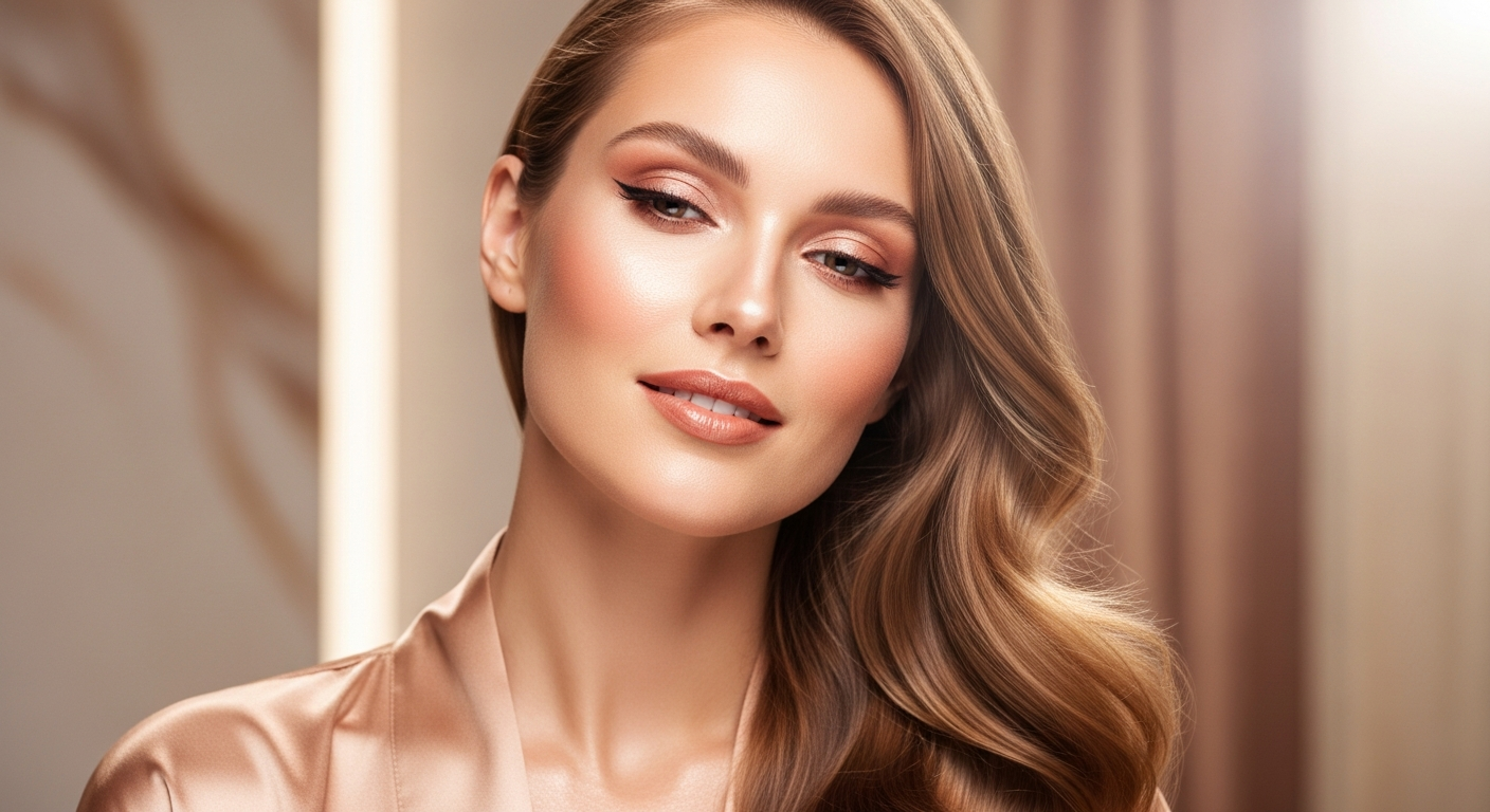 Glowing healthy skin