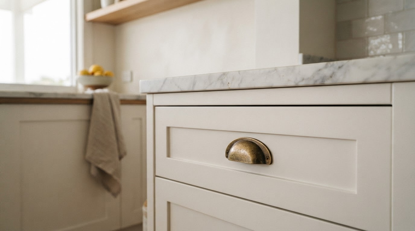Custom joinery detail in a Manly kitchen renovation