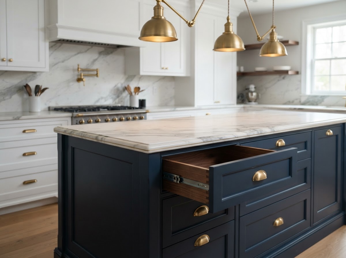 Custom joinery detail in a Mosman kitchen renovation