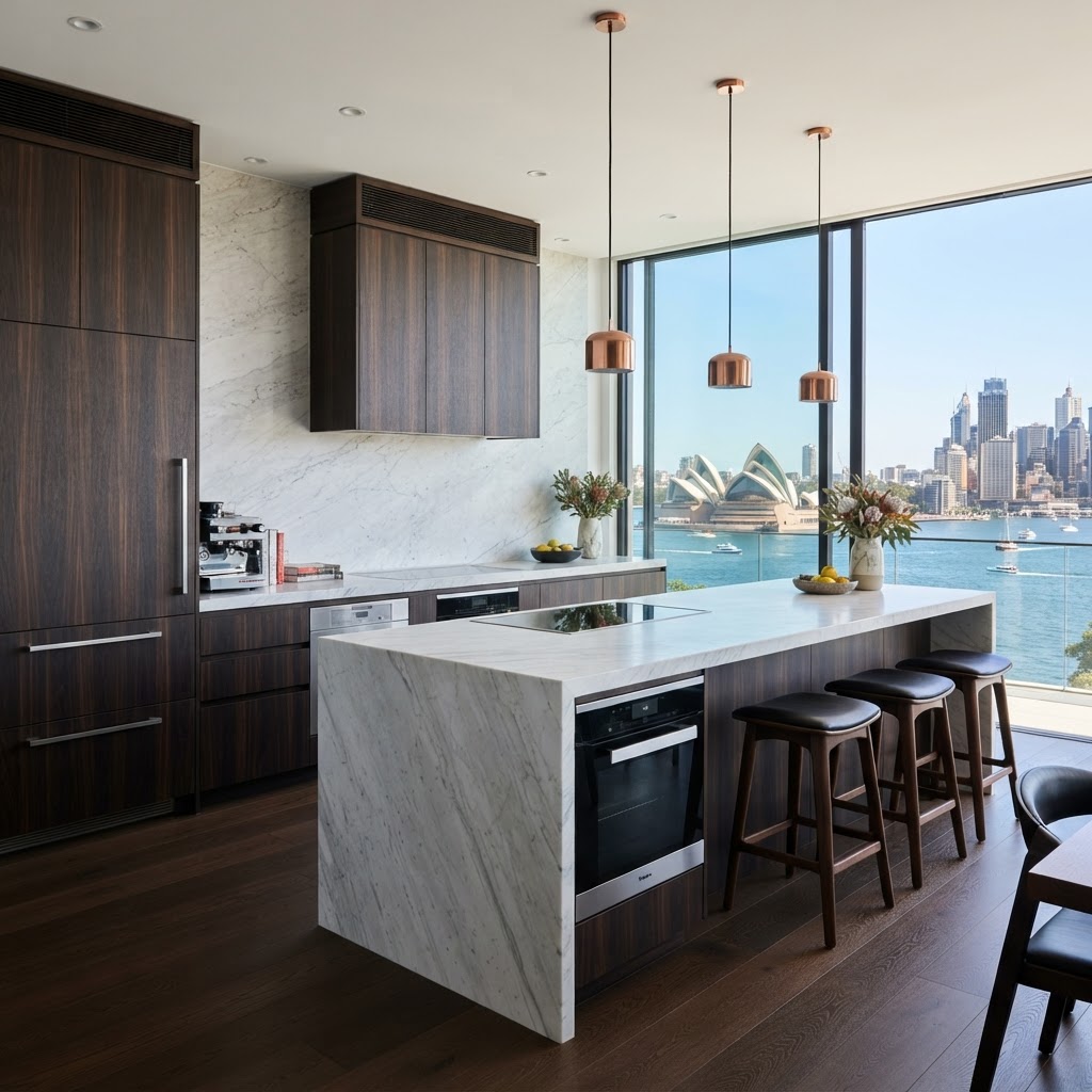 Custom joinery detail in a Caringbah kitchen renovation