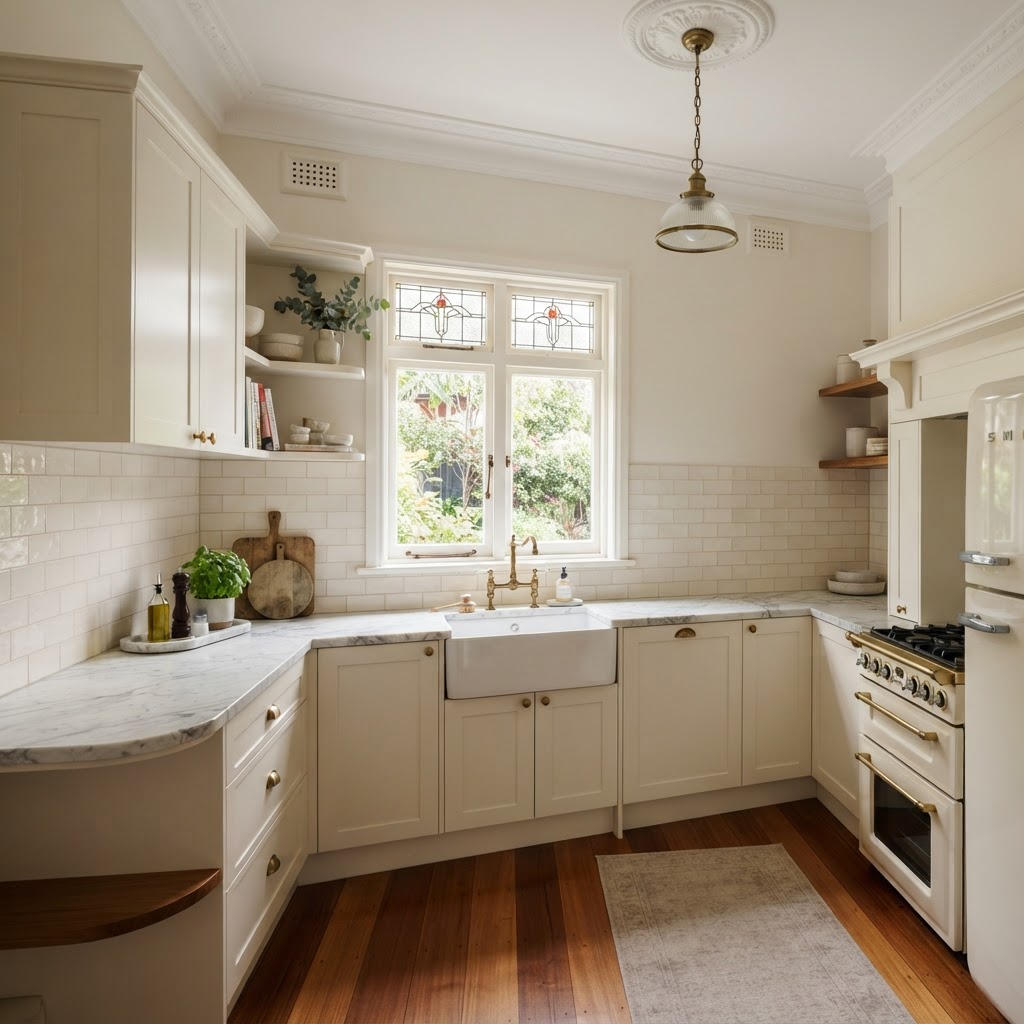 Custom joinery detail in a Miranda kitchen renovation