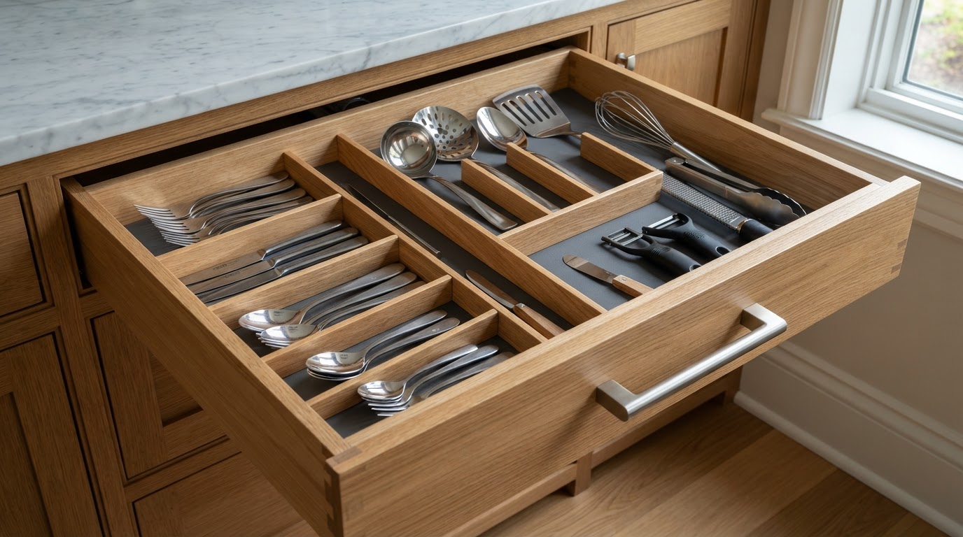 Custom joinery detail in a Winston Hills kitchen renovation