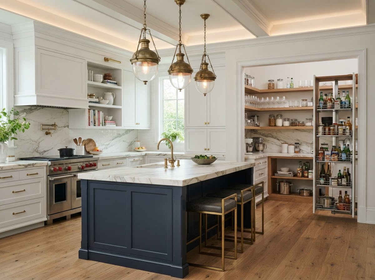 Custom joinery detail in a Castle Hill kitchen renovation