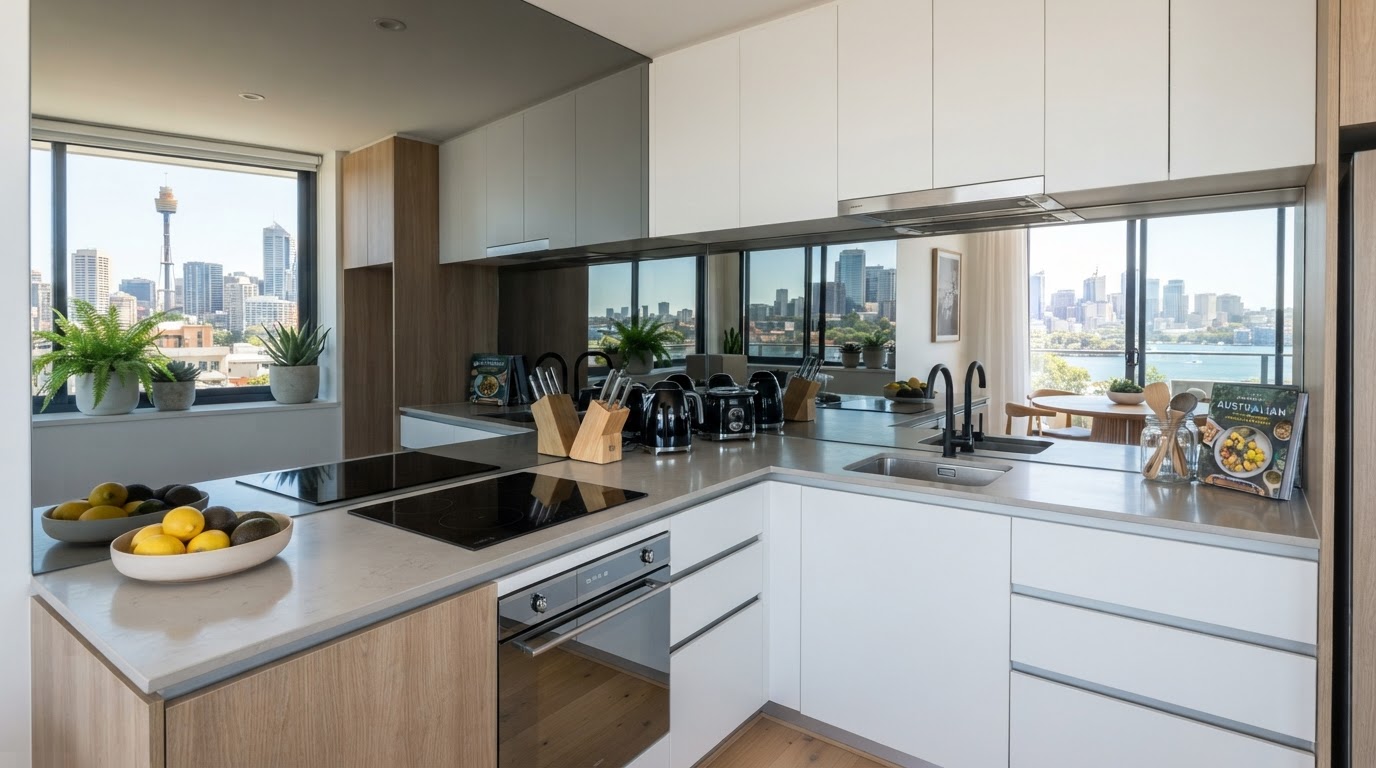 Custom joinery detail in a Concord kitchen renovation