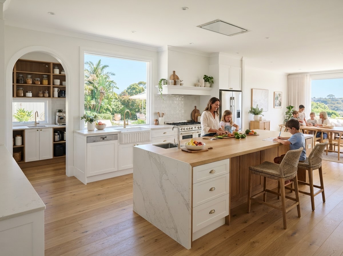Custom joinery detail in a Rydalmere kitchen renovation