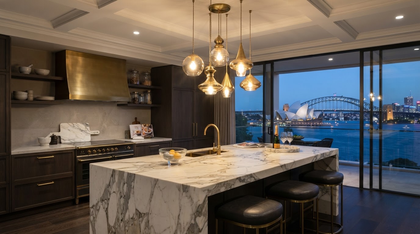 Custom joinery detail in a Birrong kitchen renovation