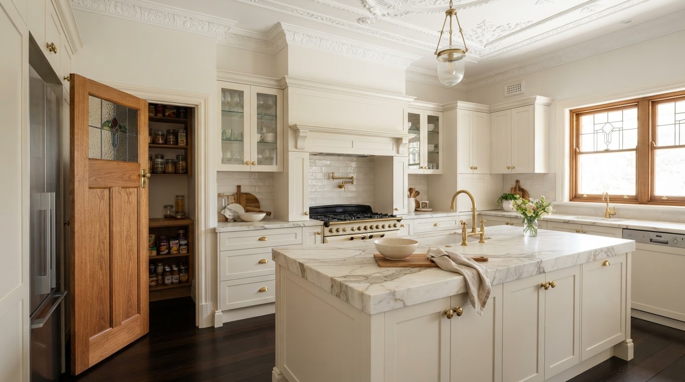 Custom joinery detail in a Wahroonga kitchen renovation