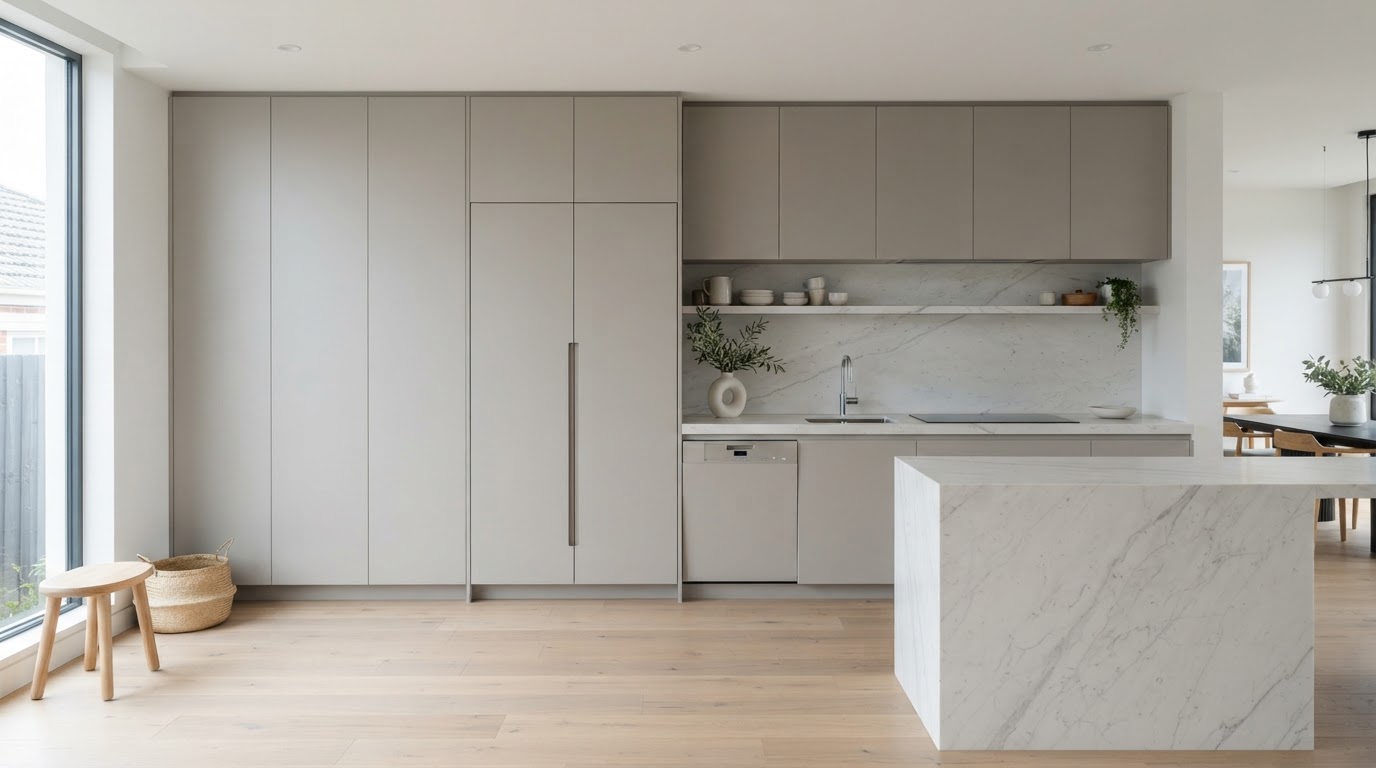 Custom joinery detail in a Rouse Hill kitchen renovation