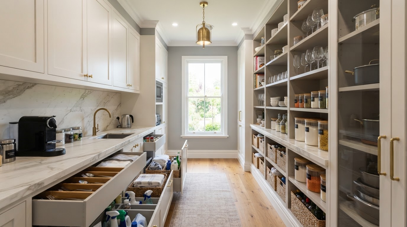 Custom joinery detail in a Baulkham Hills kitchen renovation