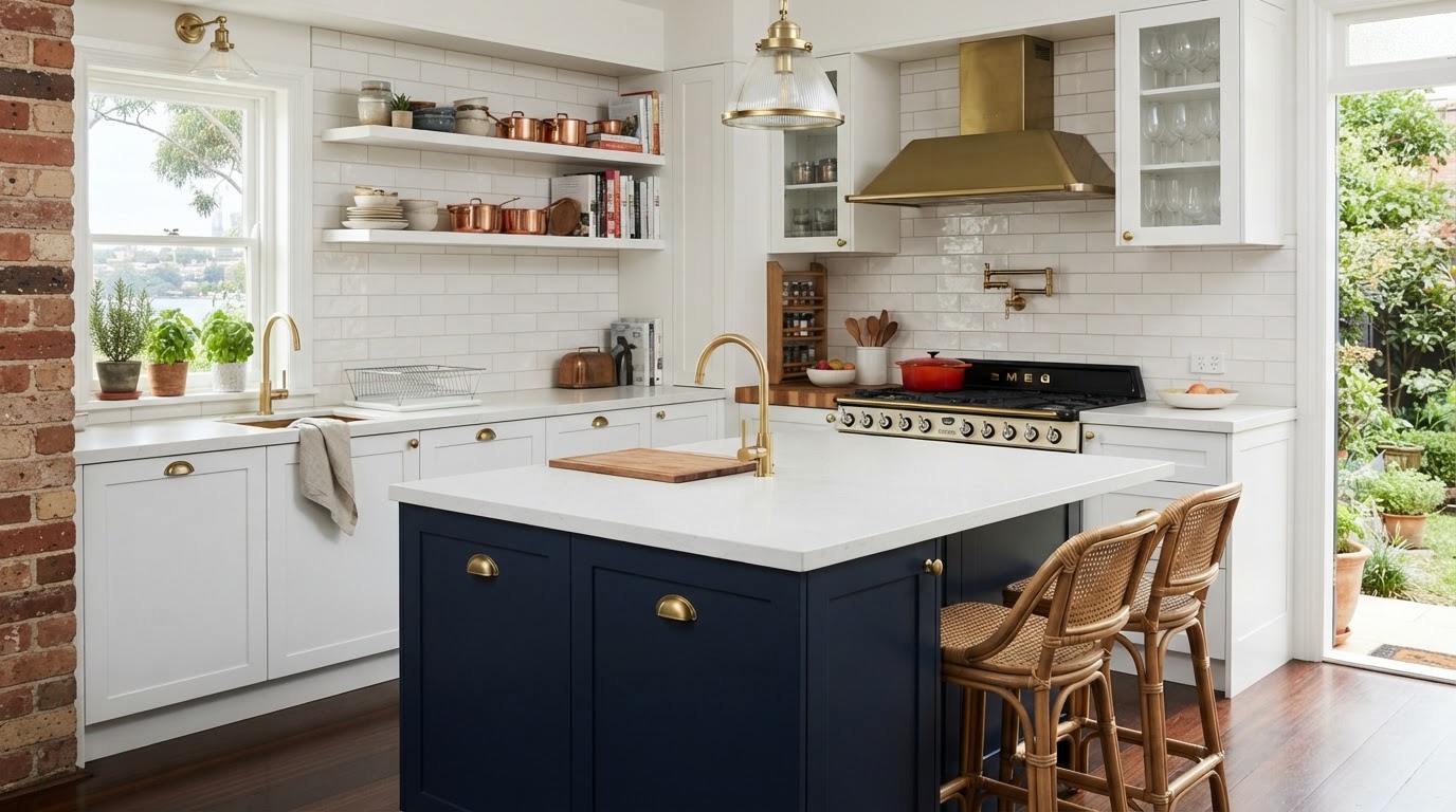 Custom joinery detail in a Lavender Bay kitchen renovation