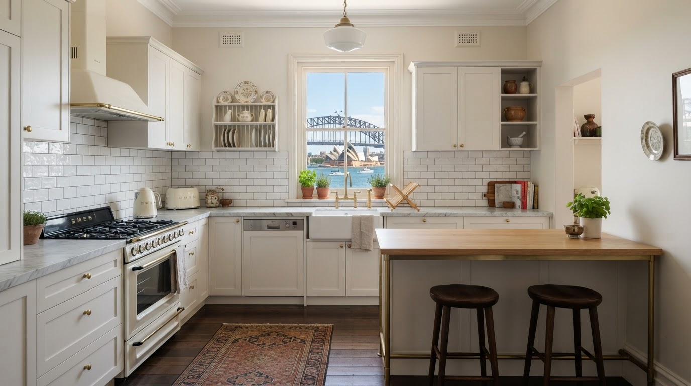 Kitchen renovation in Kirribilli, Lower North Shore