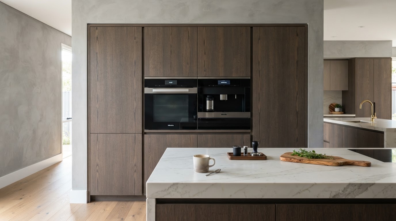 Custom joinery detail in a The Ponds kitchen renovation