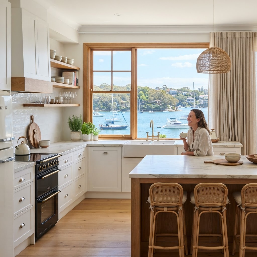 Custom joinery detail in a Rockdale kitchen renovation
