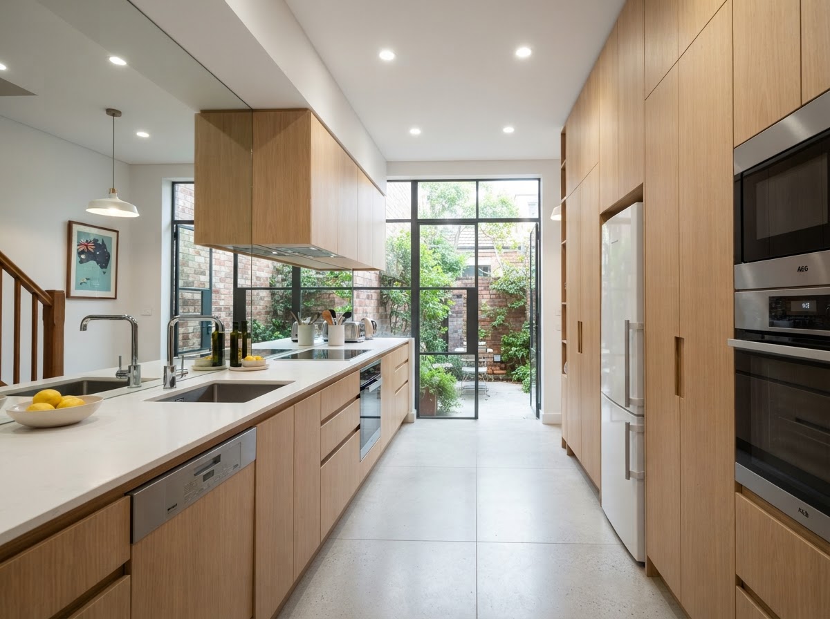 Custom joinery detail in a Baulkham Hills kitchen renovation