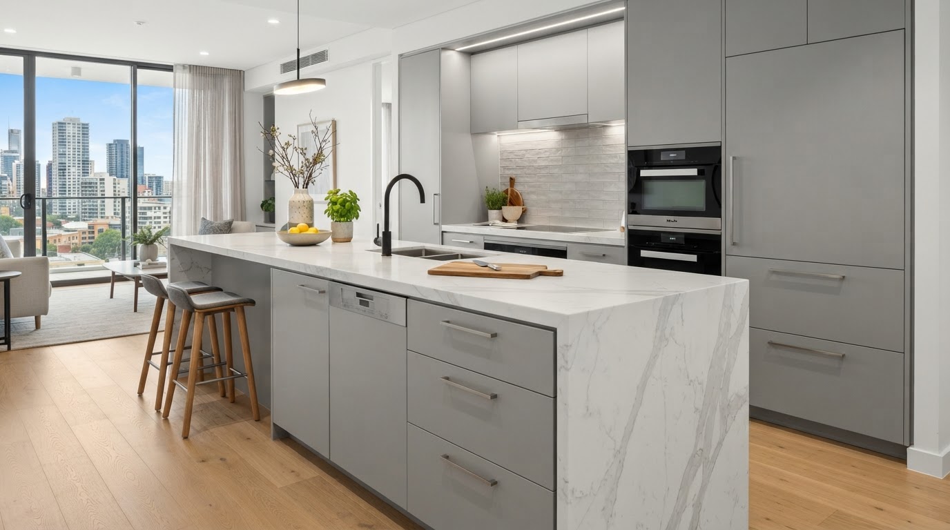 Custom joinery detail in a Chatswood kitchen renovation
