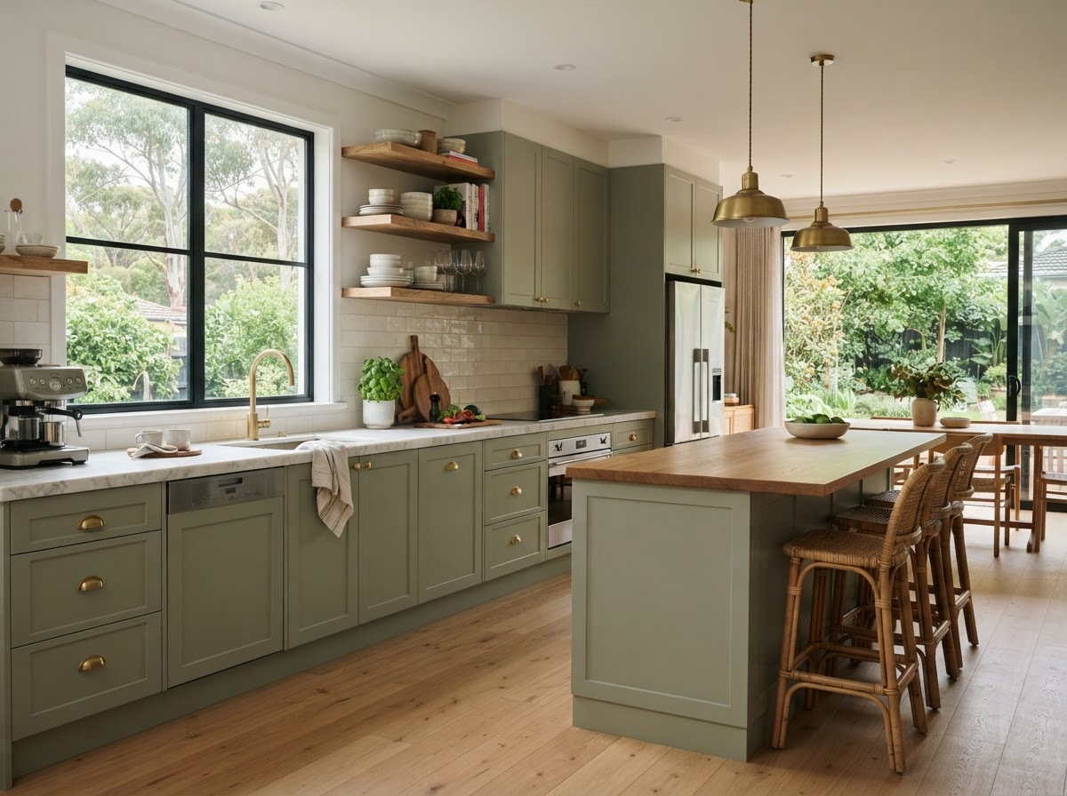 Custom joinery detail in a Seven Hills kitchen renovation