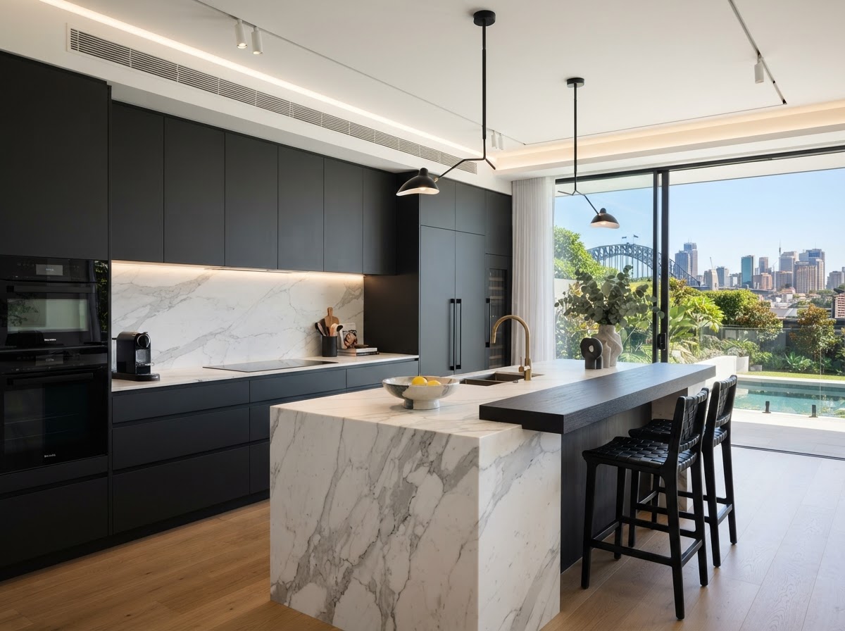 Custom joinery detail in a Castle Hill kitchen renovation