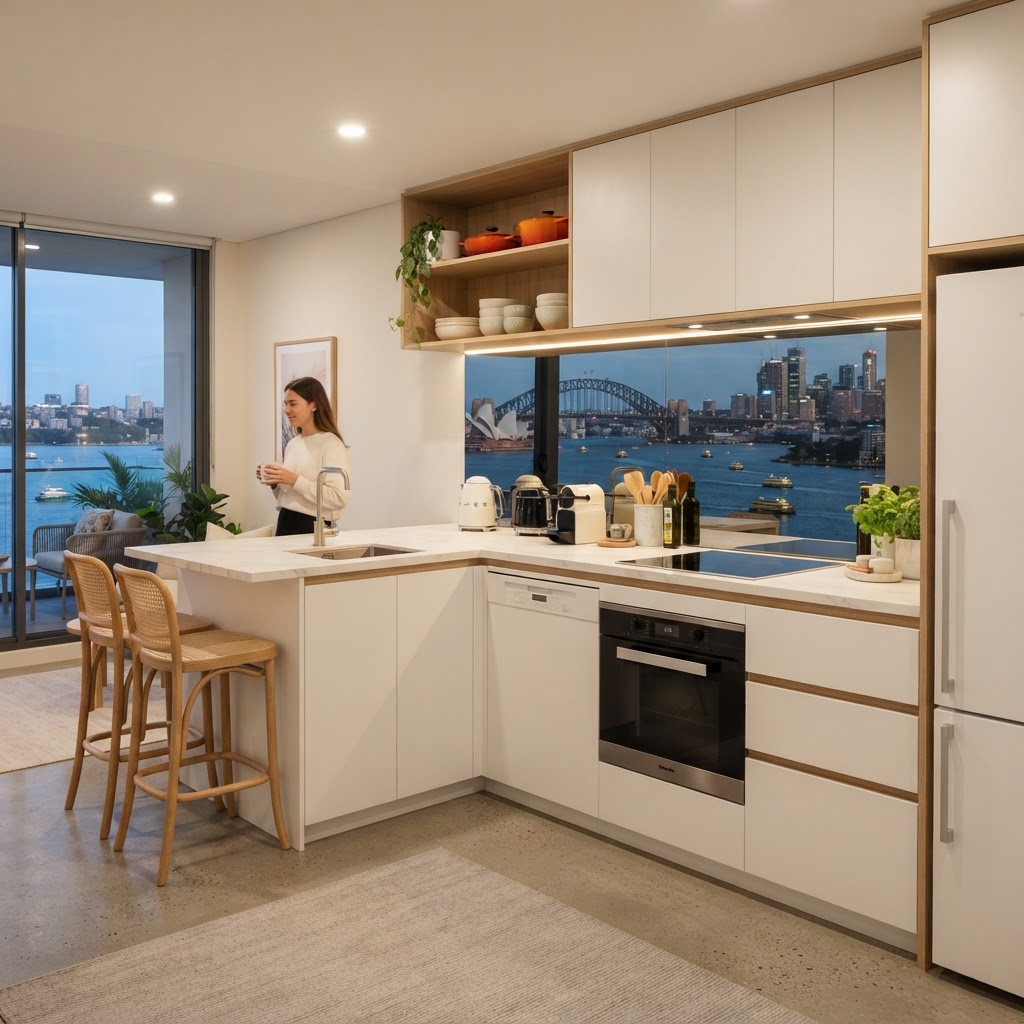 Custom joinery detail in a Woolooware kitchen renovation