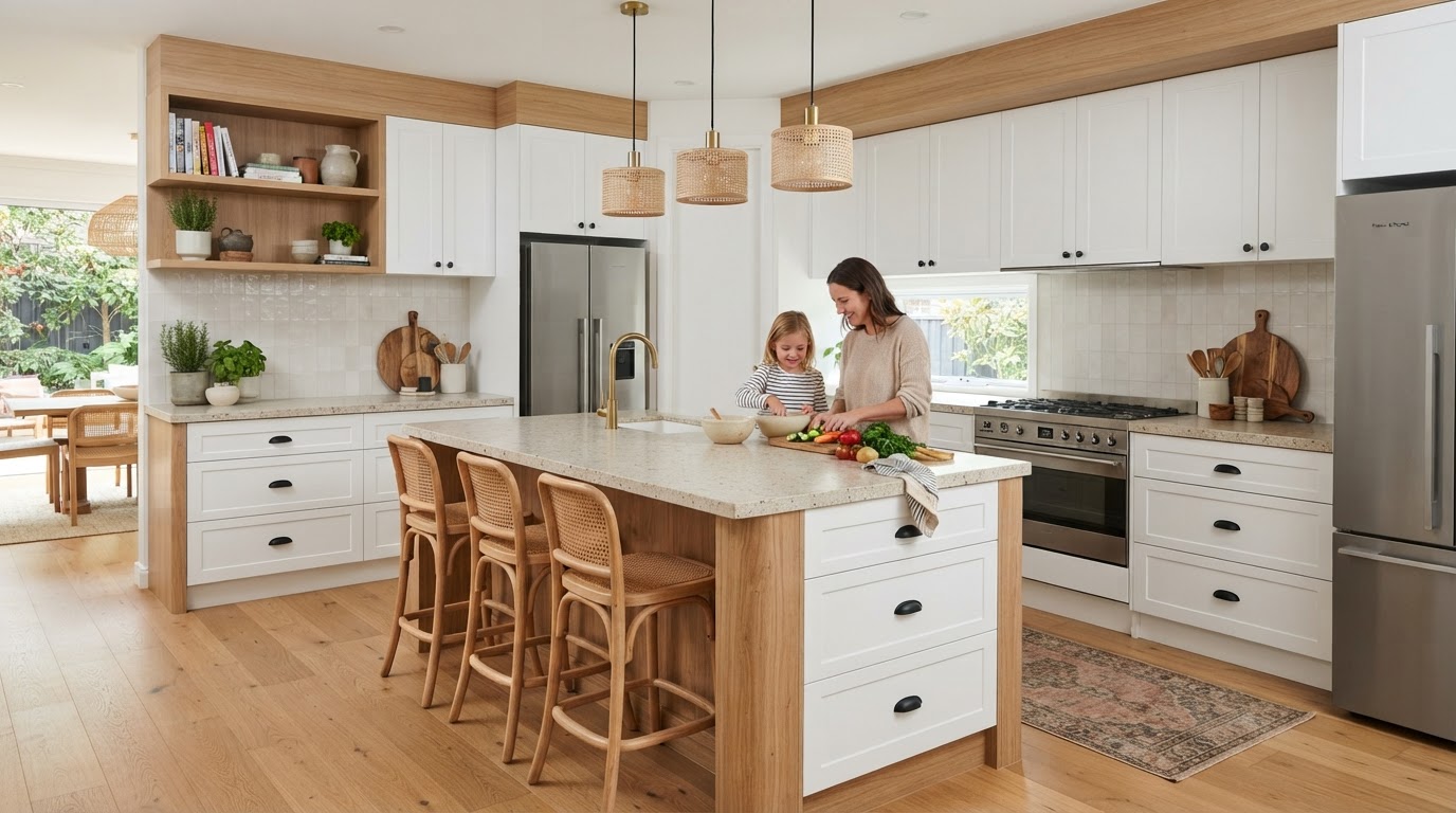 Custom joinery detail in a Hornsby kitchen renovation
