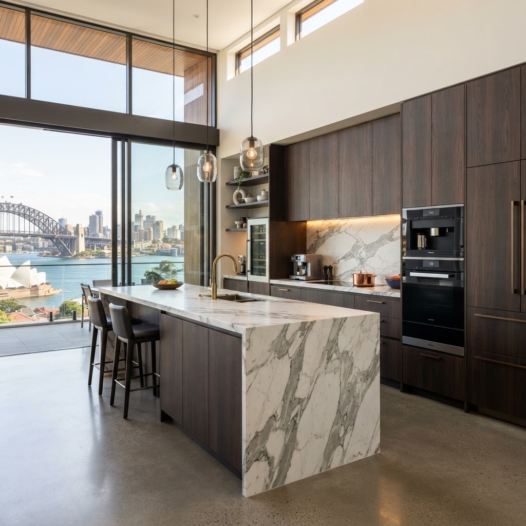 Custom joinery detail in a Engadine kitchen renovation