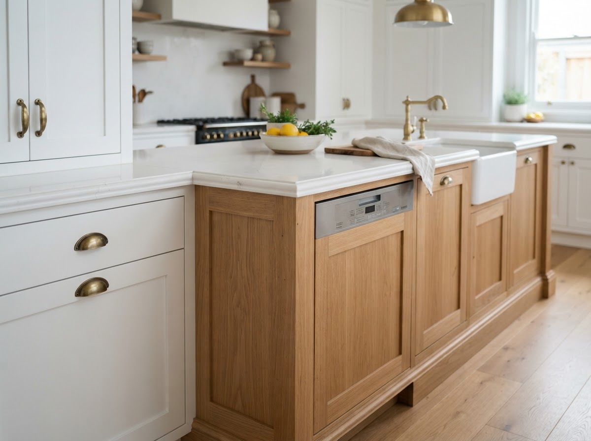 Custom joinery detail in a Crows Nest kitchen renovation