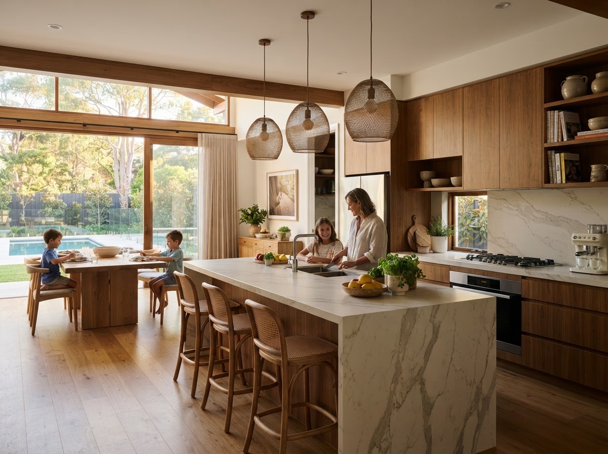 Custom joinery detail in a Mount Druitt kitchen renovation