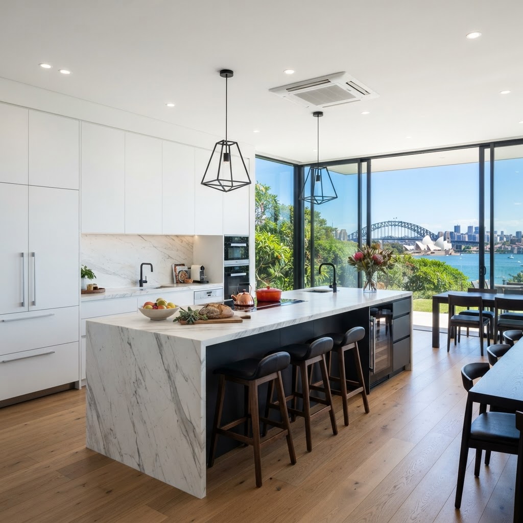 Custom joinery detail in a Kogarah kitchen renovation