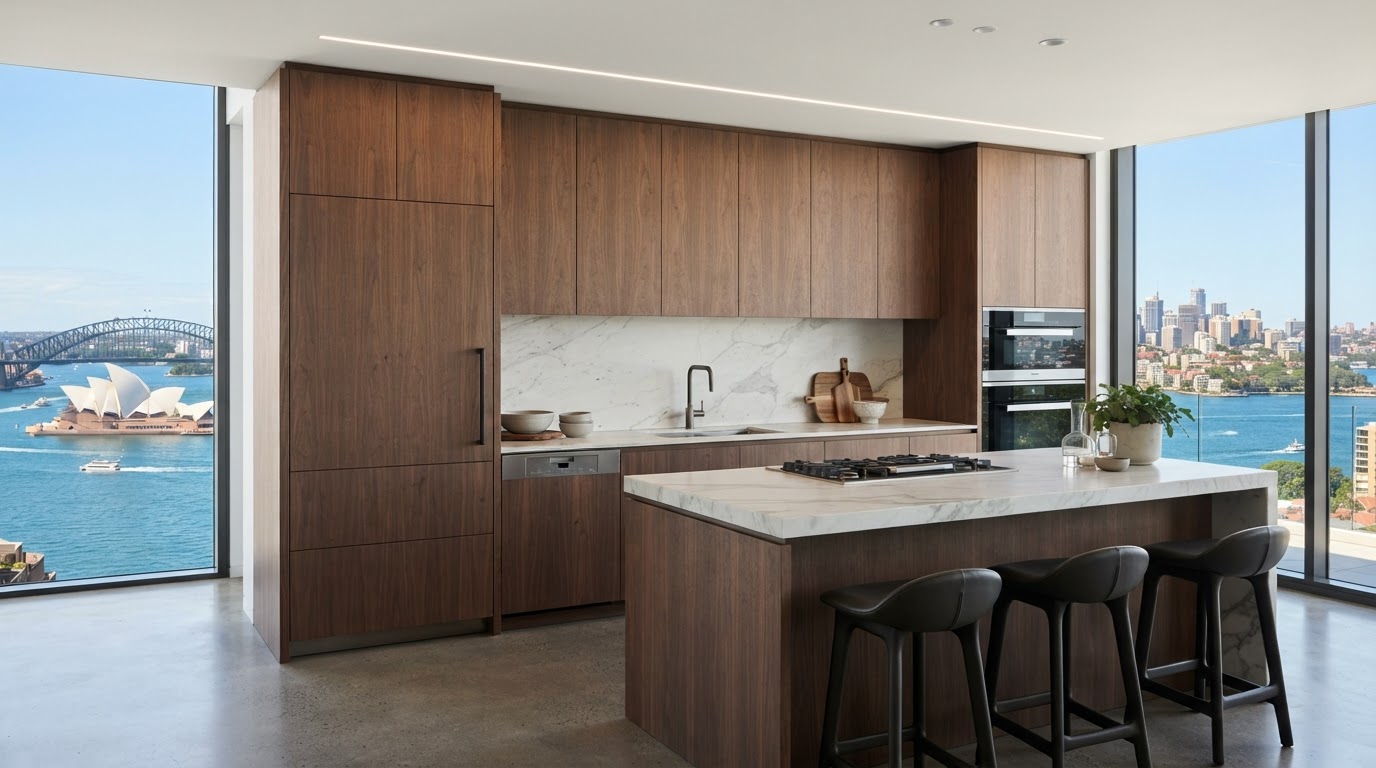 Custom joinery detail in a Leichhardt kitchen renovation