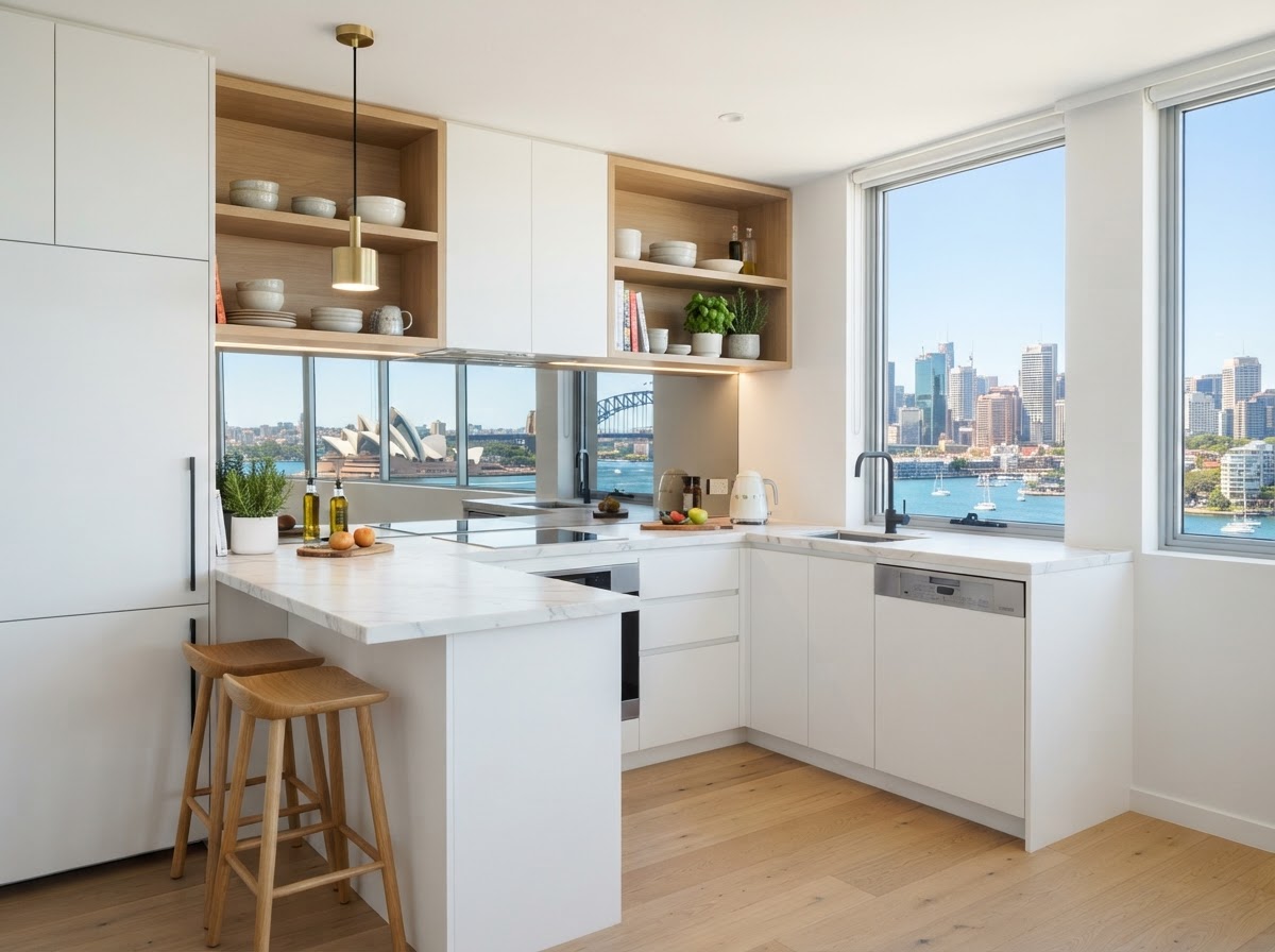 Custom joinery detail in a Blacktown kitchen renovation