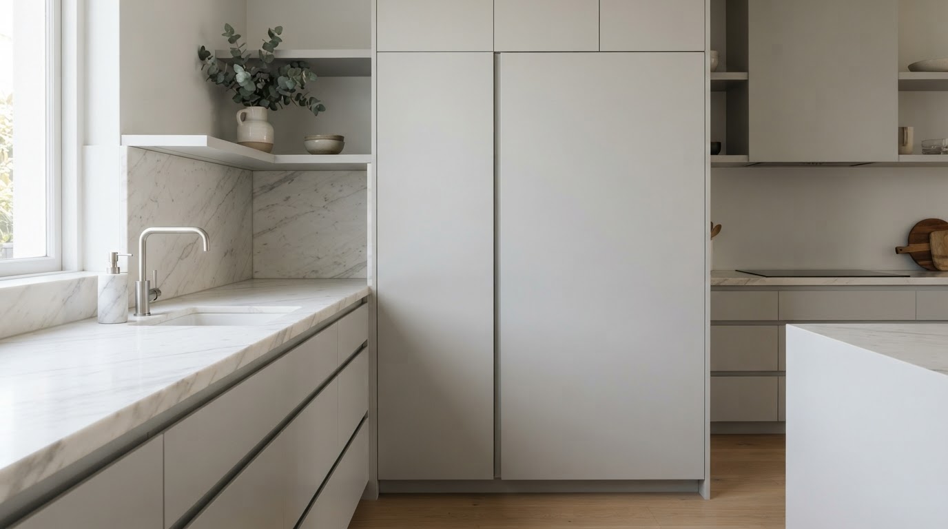 Custom joinery detail in a Neutral Bay kitchen renovation