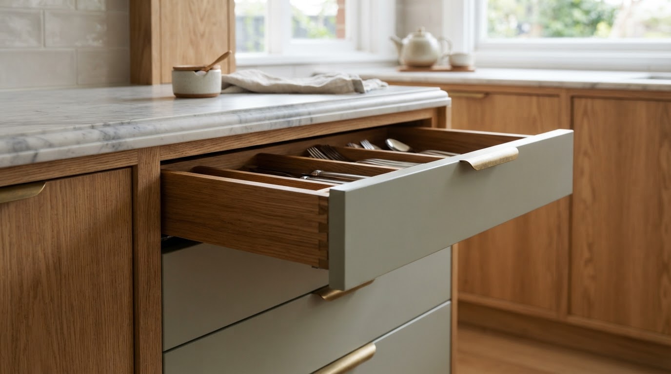 Custom joinery detail in a Lane Cove kitchen renovation