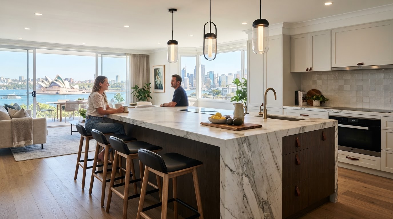 Custom joinery detail in a Annandale kitchen renovation